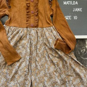 Matilda Jane Rust and Floral Dress